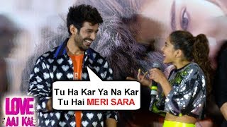 Kartik Aaryan ADMITS Being In Love With Sara Ali Khan  Love Aaj Kal 2 Official Trailer Launch [upl. by Concha]