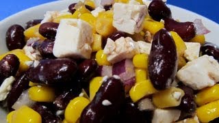 Tutorial MaisBohnenSalat mit Feta [upl. by Mighell169]