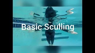 How To Do Basic Sculling for Treading Water From Synchro Swimmer Swimming Lessons For Adults [upl. by Esertak]