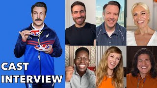 TED LASSO Cast Interview Jason Sudeikis Hannah Waddingham Juno Temple Brett Goldstein and more [upl. by Elay419]