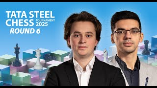 Keymer  Giri  Round 6  Tata Steel Chess Tournament 2025 [upl. by Svend656]