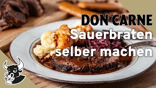 Sauerbraten selber machen 🎄 DON CARNE [upl. by Solrac332]