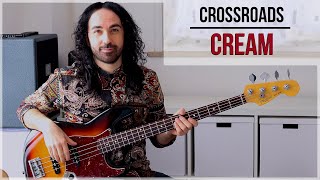 Crossroads  Cream Bass Cover  Tab [upl. by Monto]