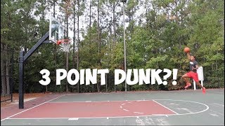 Is A 3 Point Line Dunk Possible [upl. by Ynahpit]