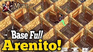 Mutiny Pirate Survival RPG Base full arenito [upl. by Anayek705]