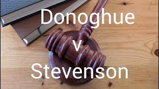 Donoghue v Stevenson 1932  Duty of Care amp the Snail in the Bottle  Law Case Summary Reasoning [upl. by Martella534]