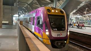 VLine VL75 amp VL09 Departing Southern Cross Station to Bairnsdale [upl. by Deeas]