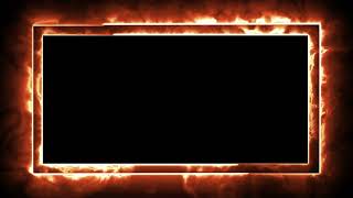 Glowing frame black screen  Neon light border  Frame template video background [upl. by Dnanidref15]