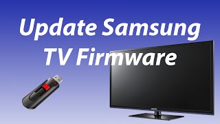 How To Upgrade Software Version on a Samsung TV NonSmartTV [upl. by Atrahc]