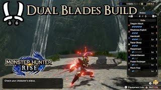 Monster Hunter Rise  Dual Blades Build  Elemental Superiority [upl. by Rafferty]