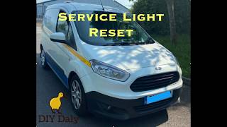 How to Reset Ford Transit Courier service light [upl. by Ogaitnas]