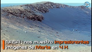 NASA  nos muestra impresionantes imágenes de Marte en 4K [upl. by Winson166]