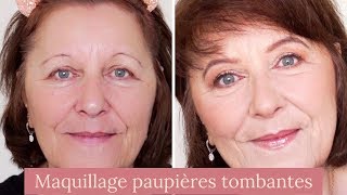 Maquillage pour paupieres tombantes [upl. by Eigriv]