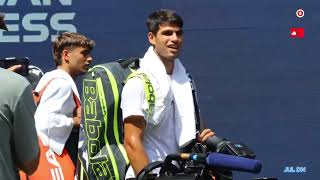 2024 US Open Tennis Carlos Alcaraz Pablo Carreno Busta [upl. by Schoenfelder]