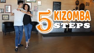 🔥 5 Basic Kizomba Dance Steps in Less than 1 Minute  Just for You💃 [upl. by Bramwell]