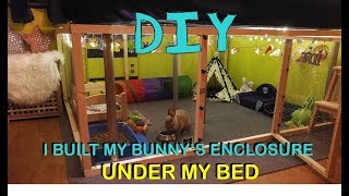 DIY Bunny Enclosure [upl. by Akyssej]