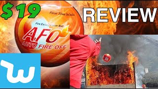 Testing Fire Extinguisher BallsAFO From Wish [upl. by Werdma778]