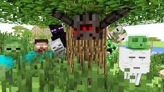 Monster School Season 1  All Episodes Minecraft Animation [upl. by Nimref997]