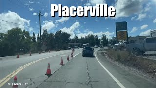 Placerville California  Drive Tour  Missouri Flat Area [upl. by Assennav]