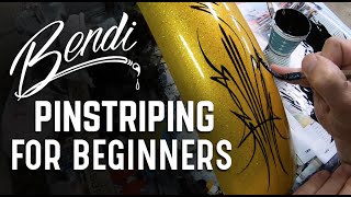 How to Pinstripe  Pinstriping for Beginners [upl. by Eimmac]