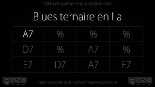 Blues Backing Track in A 90bpm [upl. by Aidnac269]