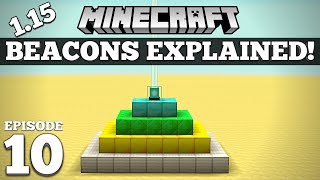 How To Use a Beacon in Minecraft Tutorial 10 [upl. by Otiv]