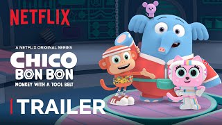 Chico Bon Bon Monkey with a Toolbelt Trailer 🛠️ Netflix Jr [upl. by Allemac]