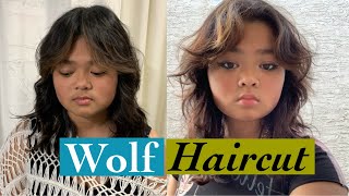 How to Cut an Easy Wolf Haircut  Mullet Shag [upl. by Audwen962]