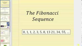 The Fibonacci Sequence [upl. by Rama]