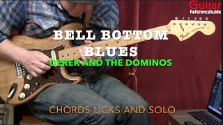 Bell Bottom BluesChordsLicksSoloGuitar Lesson [upl. by Radu462]