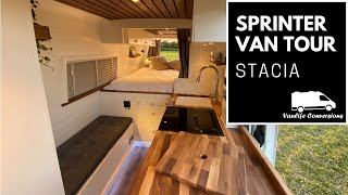 Sprinter Van Tour  Epic offgrid van conversion with shower and composting loo Vanlife Conversions [upl. by Hemetaf]