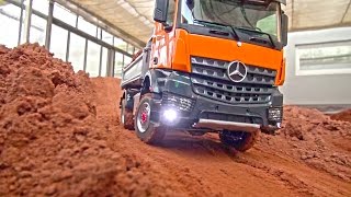 RC TRUCK ACTION MAN Scania MB Arocs Liebherr Volvo Komatsu RC Dozer RC Digger [upl. by Miller267]