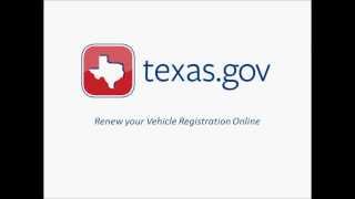 Texasgov Vehicle Registration Renewal Demo Video [upl. by Guinna107]