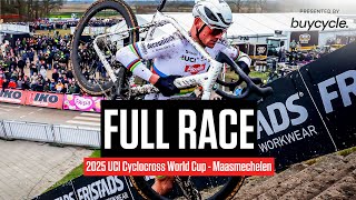 FULL RACE 2025 UCI Cyclocross World Cup  Maasmechelen [upl. by Nawrocki]