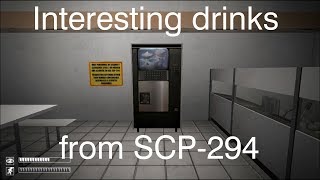 Interesting drinks from SCP294 [upl. by Acsisnarf]