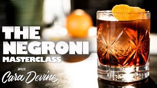 How to make The Negroni cocktail  Masterclass [upl. by Yllac822]