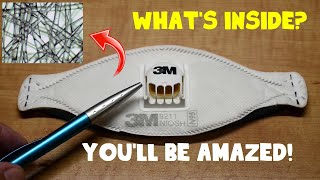 Whats Inside 3M N95 Respirator Face Masks Find out [upl. by Eibor]