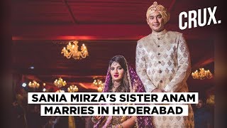 Sania Mirzas Sister Anam Marries Mohammad Azharuddins Son Asad [upl. by Sholley851]