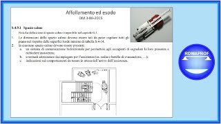 NORMATIVA ANTINCENDIO SINTESI PARTE 4 450 [upl. by Ellwood]