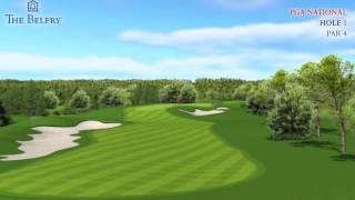 PGA National  Hole 1 Flyover [upl. by Gula]