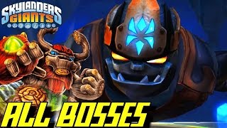 Skylanders Giants  ALL BOSSES [upl. by Irap]