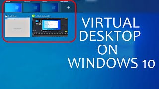 How To Use Multiple Desktop On Windows 10 [upl. by Garratt]