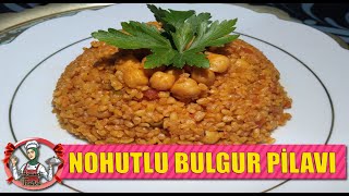 Nohutlu Bulgur Pilavı Tarifi  Hanımeli Tarifleri [upl. by Reis]