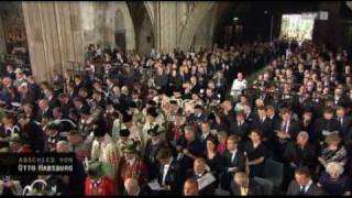 Otto Habsburg  Das Requiem  Begräbnismesse Stephansdom in Wien  1672011 [upl. by Nimzaj]