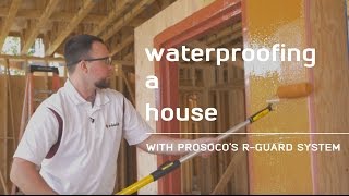 How to waterproof your house with Prosoco RGuard System [upl. by Chilcote]