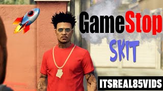 THE quotGAMESTOPquot 🚀 GTA 5 SKIT  BY ITSREAL85VIDS [upl. by Anirol44]