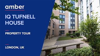 Property Tour  IQ Tufnell House London  Student Accommodation in UK  amber [upl. by Noira113]