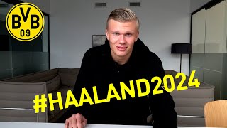 Borussia Dortmund signs Erling Haaland  Haaland2024 [upl. by Zilvia]