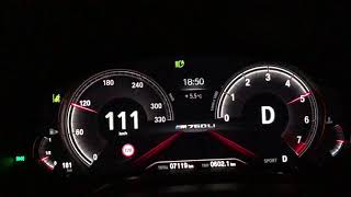 BMW 760Li 66 V12 610HP Acceleration 0300 KMH 2019 [upl. by Elspeth]