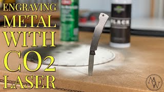 Engraving Metal With A CO2 Laser [upl. by Milicent782]